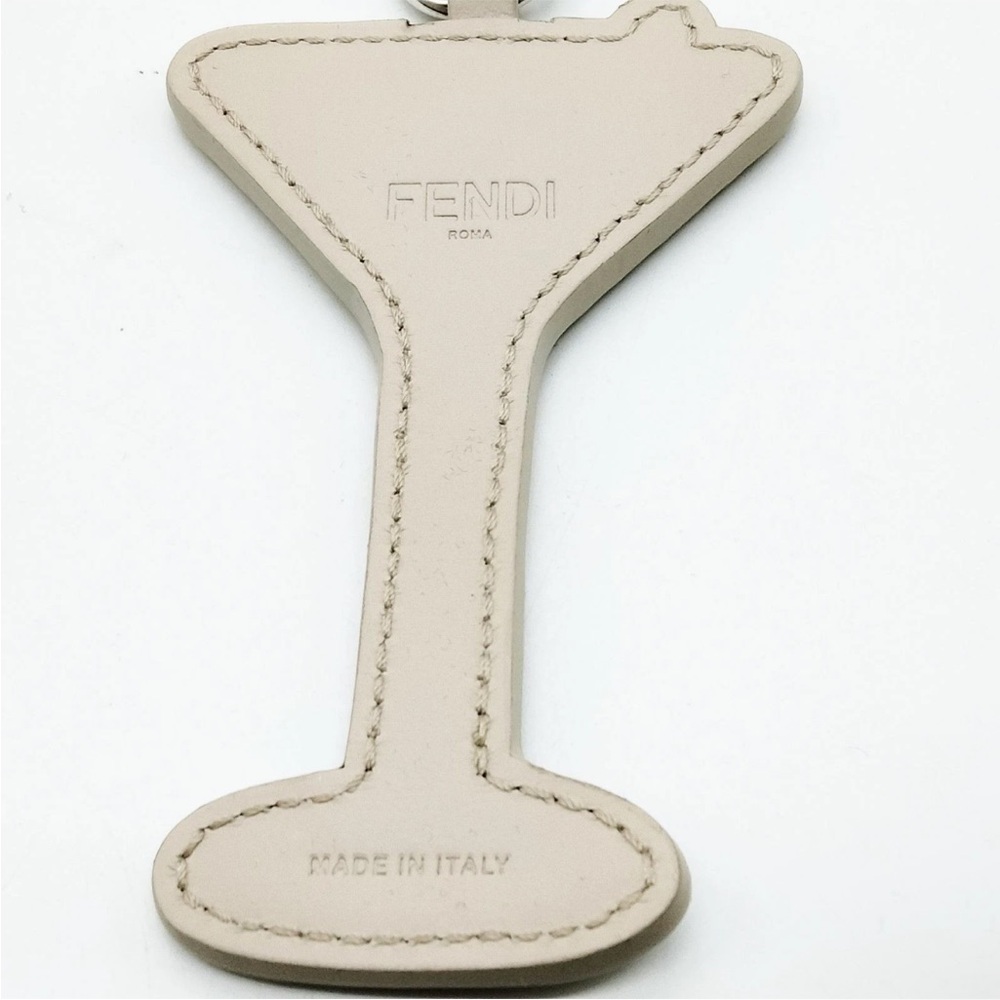 Fendi Martini Glass Bag Charm / Keychain EUC - Picture 3 of 9